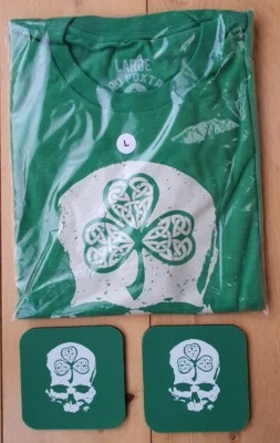 £16 • Buy Zero Foxtrot “The Bar Tab Say’s I’m Irish” T Shirt Size Large New In Packaging 