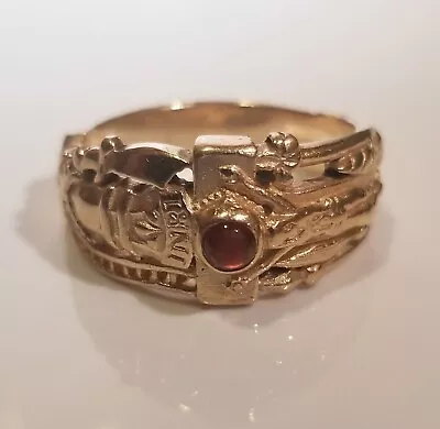 RARE James Avery Martin Luther Crucifix 14k Retired Gold Ring ☆NO RESERVE☆ • $1525