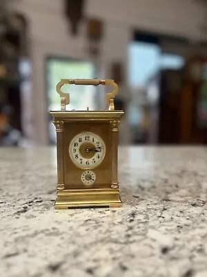 French Style Petite Sonnerie Carriage Clock In Good Working Condition • $1500