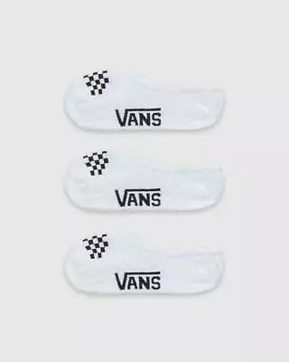 Vans Classic Canoodle Sock 1-6US 3 Pack In White • $24.95