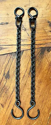 NICE Blued Cowboy HANDMADE Steel Bridle Bit 11    REIN CHAINS • $89