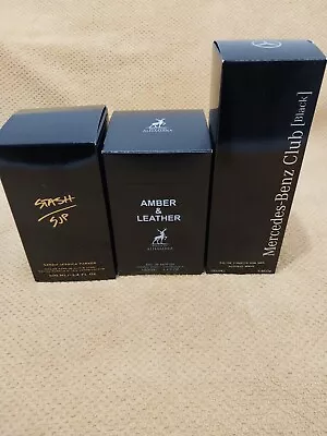 Mercedes-Benz Club Black Stash SJP Amber & Leather Maison Alhambra 3.4 FL. OZ • $49.99