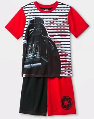 $8.90 • Buy LEGO STAR WARS Darth Vader Boy's 2-Piece Pajama Set (Size XS 4/5) BRAND NEW