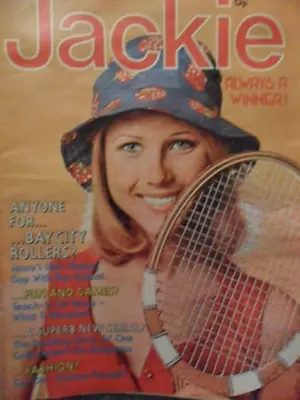 JACKIE Magazine - 6 July 1975 Issue 600 Bay City Rollers Bjorn Borg Pin Up. • £9.50