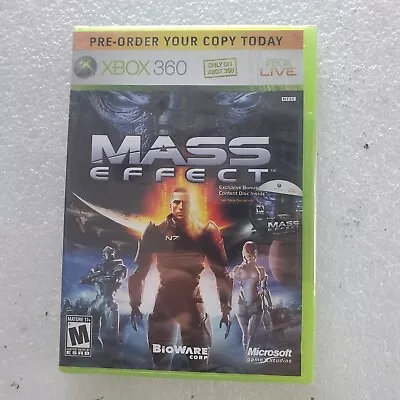 Mass Effect (Microsoft Xbox 360 2007) Exclusive Bonus Disc NEW SEALED • $7.99