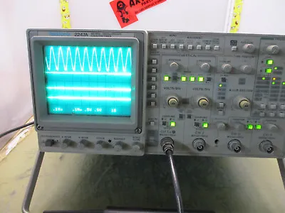 Tektronix 2247a 100MHz Analog Oscilloscope Counter/timer 4 Channel [H-2.3] • $225