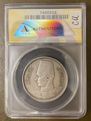 $40 • Buy 1939 Egypt 10 Piastres ANACS VF 30 Details