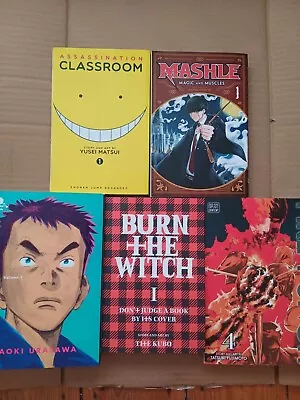 20th Century Boy Assassination Classroom Mashle Burn The Witch Fire Force Vol 4 • £25