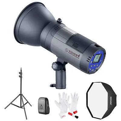 Neewer Vision 4 Battery Powered Outdoor Studio Flash Strobe Kit With Softbox • $298.99