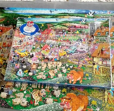 I Love Spring Mike Jupp Jigsaw Puzzle 1000 Piece By Gibsons Complete G7021 • £4.99