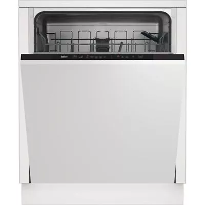 Beko DIN15X20 Fully Integrated Full Size Dishwasher Black E Rated • £299