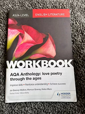 AS/A-level English Literature AQA Anthology Love Poetry Through The Ages • £10