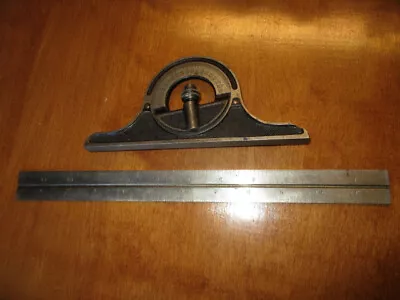 Vintage Machinist's Rule Protractor! • $19.99