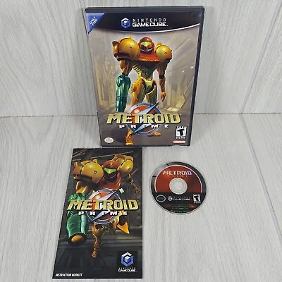 Metroid Prime Nintendo GameCube 2004 CIB Complete With Manual *Tested* • $19.95