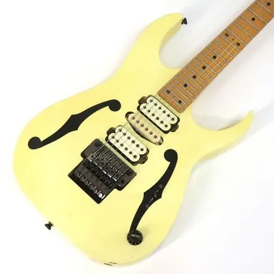 Ibanez PGM300 White Electric Guitar Right-Handed 6 String Maple Basswood • $1136.26