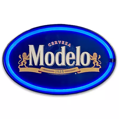 Modelo Cerveza Neon LED Light Rope Sign Home Bar Game Room Man Cave Wall Decor • $46.99
