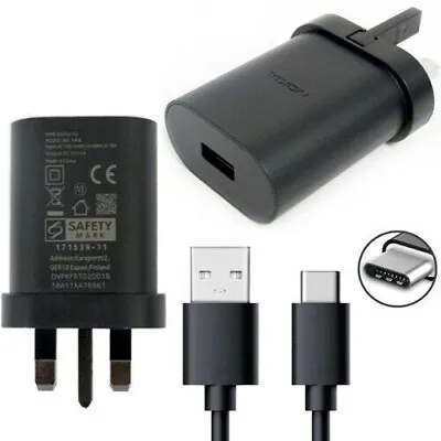 Fits Samsung Type C Mains Charger For Samsung Galaxy Phones S8 S9 S10 A20s • £4.99