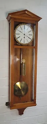 Biedermeier Laterndluhr Weight Vienna Wall Clock Uhrmacher Lehrwerkstatte • $2800.24