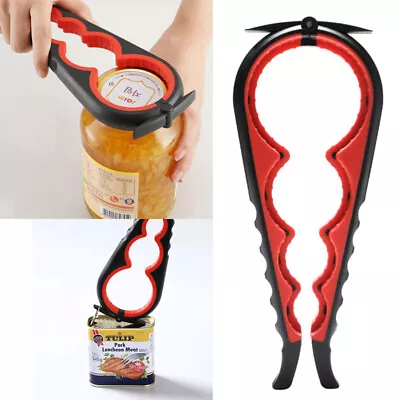 4 In 1 Handy Jar Bottle Can Opener Assort Twist Tool Easy Grip For Arthritis  • £3.91