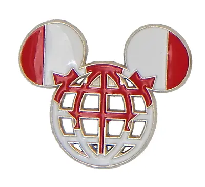 Mickey Head Canadian Flag Global Ears Icon Individual Disney Trading Pin ~ New • $8.99
