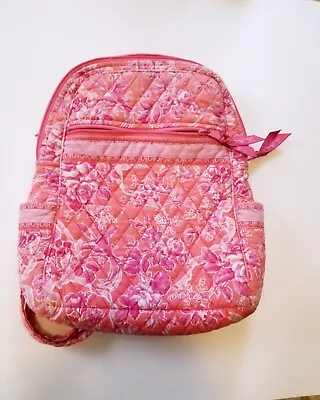 Vera Bradley Small Pink  Floral Print Backpack • $23.75