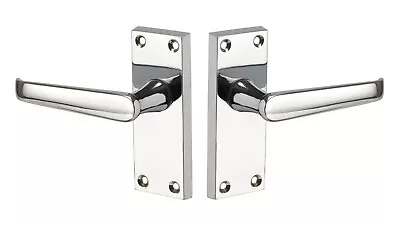 Internal Chrome Door Handles On Backplate - Polished Chrome Door Handles • £9.99