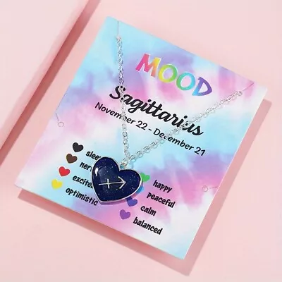 Sagittarius Zodiac Sign Sagittarius Constellation Necklace Mood Necklace Zodiac • $9