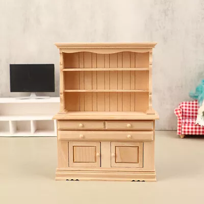 Doll House Cabinet Sideboard Model Dollhouse Display Cupboard Scene Toy • $22.44