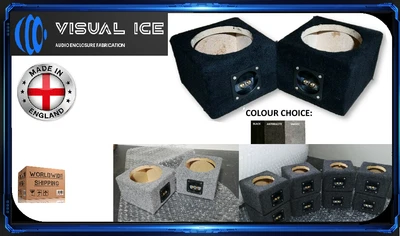 £29.94 • Buy Speaker Pod Box Mount PAIR Co Axial Component Van Car Sub Amp 6.5 5.25 5 4 ...