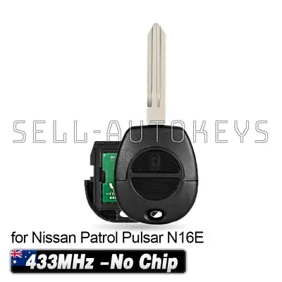 Suitable For Nissan Patrol 01/2006 - 02/2013 Complete Remote Control Key Fob • $42.66