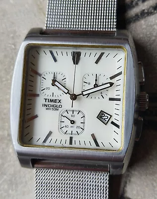 Timex Monaco Chronograph T22242 Indiglo Watch 5 ATM • $120