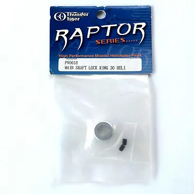  PV0018 Thunder Tiger Raptor Helicopter Main Shaft Lock Ring R30/R50 NIB • $10.45