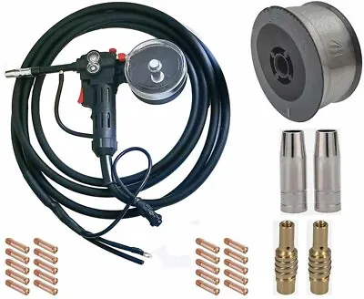 Aluminum Spool Gun Mig Torch Welding Gun 16.4ft Cables Fit Miller210 Spoolmate • $130.50