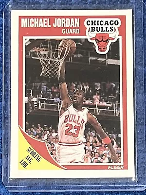 1988-89 Fleer #21 Michael Jordan Scoring Average Leader. Very Nice Clean Card￼ • $0.99