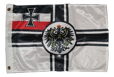 12x18 12''x18'' German Germany Imperial WWII Knitted Flag Banner Grommets • $15.85