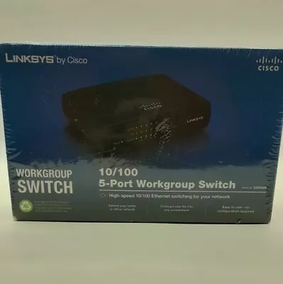 Linksys By Cisco High Speed 10/100 5 Port External Ethernet Switch EZXSS55W • $12