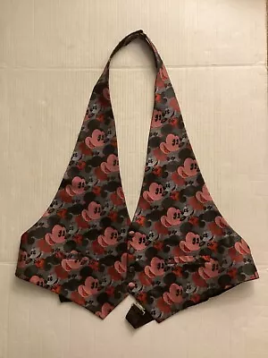 Mickey Mouse Vintage Tuxedo Vest. Size Med And Adjustable • $24.99