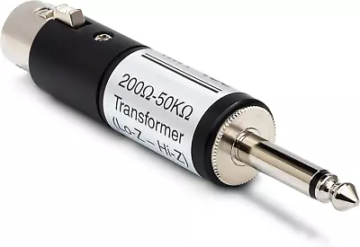 Hosa MIT-435 XLR3F To 1/4  TS Impedance Transformer • $32.60