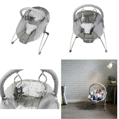 Swing Baby Vibrating Musical Bouncer Rocker Seat Chair Cradle Portable Toddler • £49.98