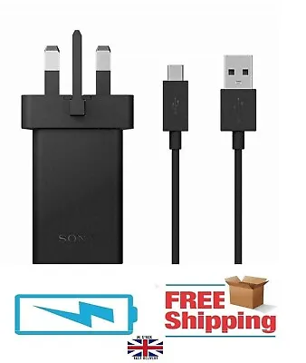 Sony Xperia 10 5 XZ3 XZ2 L3 Phone Charging USB Cable Fast Charger Mains Cable • £3.99