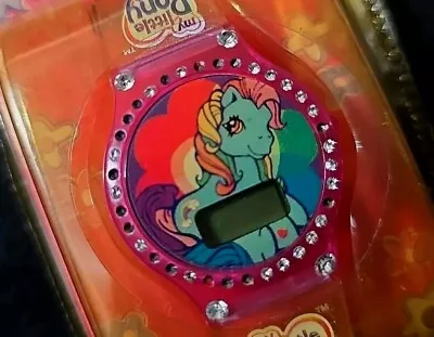 Vtg 2003 My Little Pony Watch Hasbro Collectible Digital Pink Watch Rare (New) • $29.95