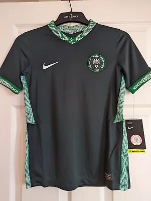 £25 • Buy Nigeria Football Away Shirt 2020/21 Kids PERSONALIZED WITH LEEROY