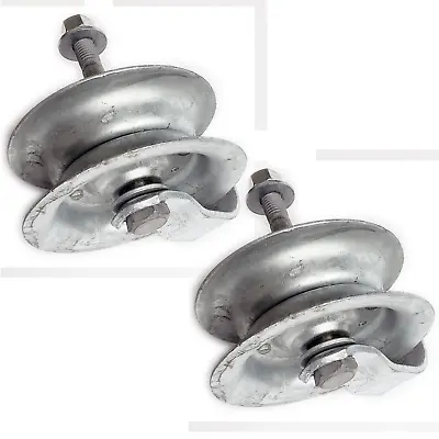 2 Pressed Steel Pipe Track Roller With Retainer 5  X 1-5/8  Galvanize • $59.90