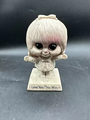 1970 W & R Berries Co's  Figurine Girl “I Love You This Much” • $9.99