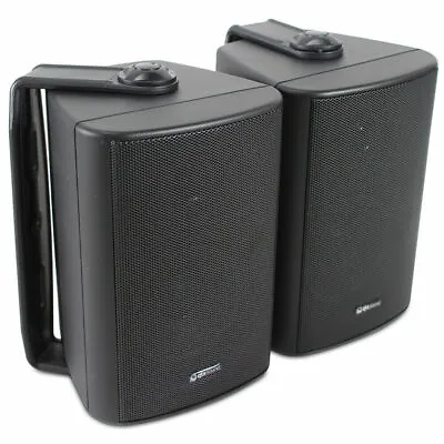 £39.98 • Buy 2x Adastra Black Wall Mountable Home Audio Hi-Fi Surround Sound Speakers 60W