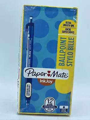 Paper Mate InkJoy Ball Pen Blue Ink Colour In Pack Of 12 CC97 • £9.99