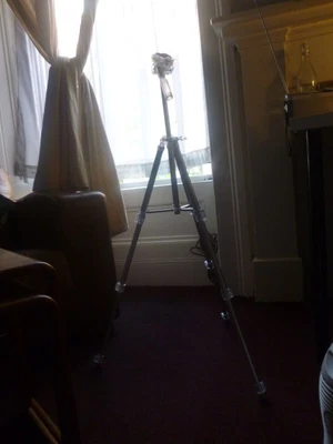 £7.50 • Buy Panasonic 48  Travel Tripod Stand For Camera Camcorder Canon Nikon Sony And..