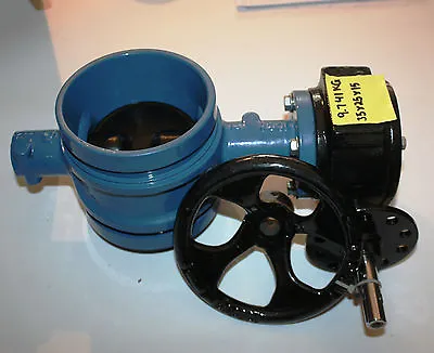 4  Inch 100mm DN100 Shouldered Butterfly Valve With Gearbox NEW • $165