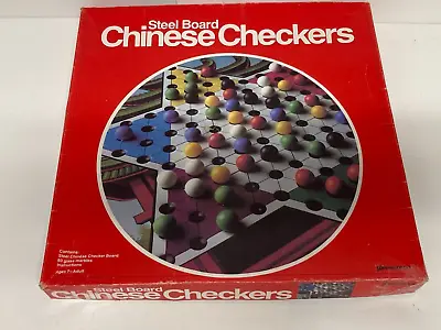 $8.99 • Buy Vintage Pressman Chinese Checkers With Steel Board