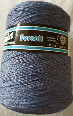 £10 • Buy 400g Cone  Forsell 4ply/wool Mix Machine Knitting Yarn/coniston Tweed